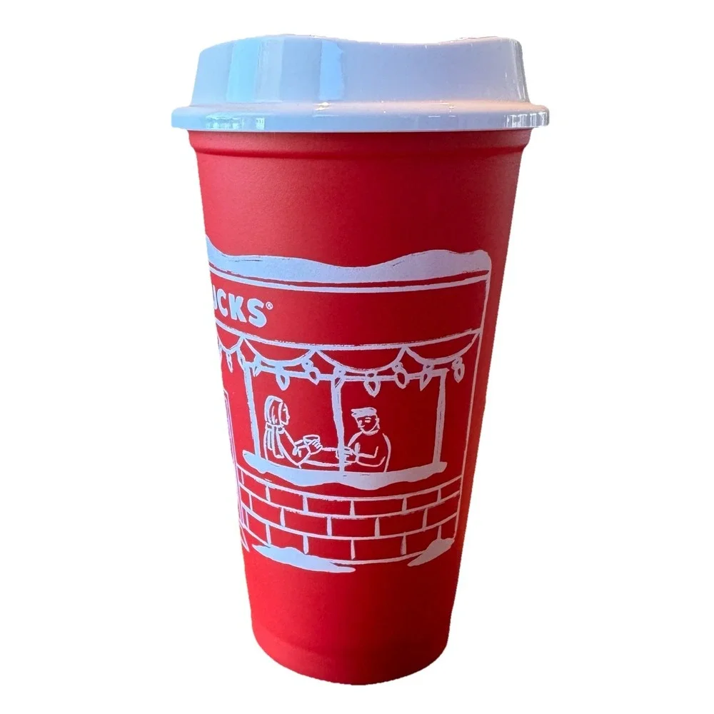 NEW Starbucks Christmas 2025 Red Cup Day 16oz Xmas Holiday Reusable Coffee Early